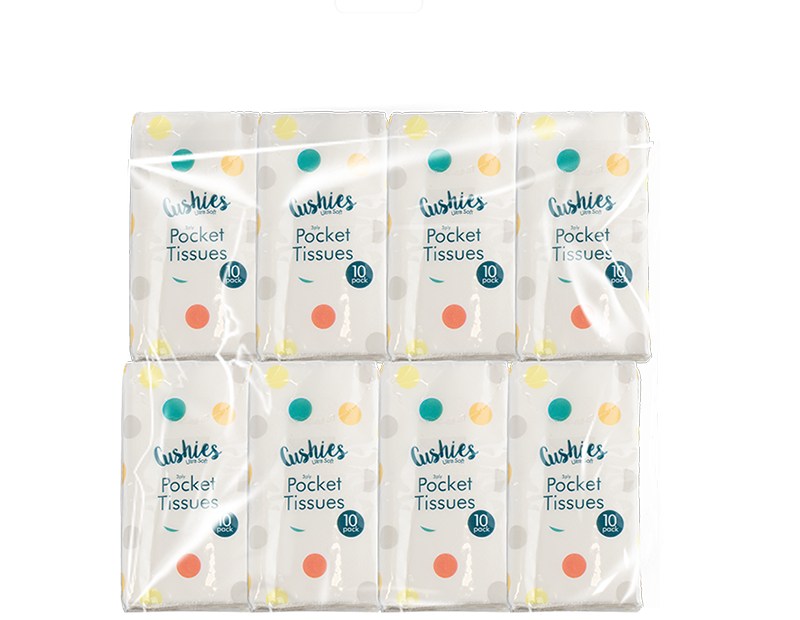 Pocket Tissues - 8 Pack